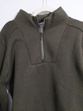 Cinch Olive Half-Zip Men's Sweater